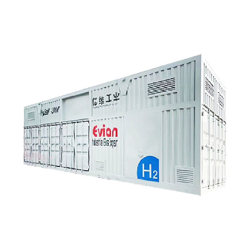 Contenedor del sistema de producción de hidrógeno de 40 pies de eficiencia energética