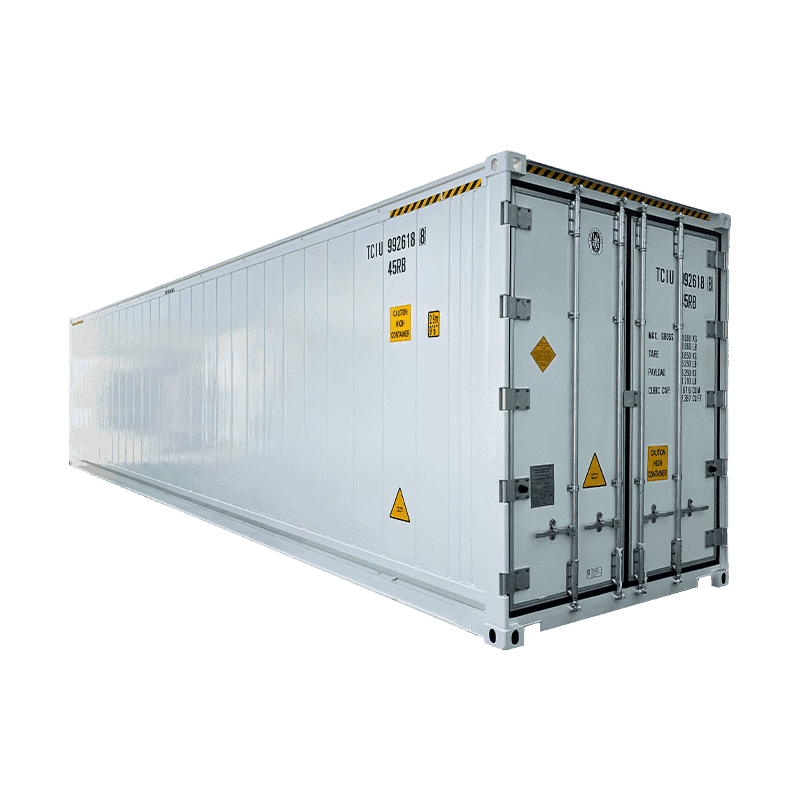Contenedor refrigerado de 40h alimentos