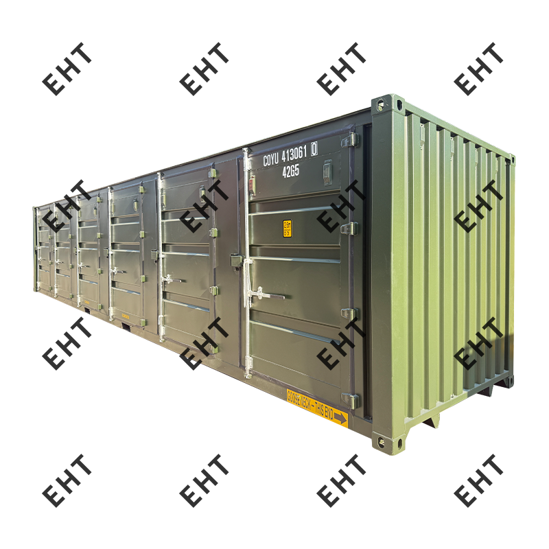 Contenedor de logística multifuncional de apertura de 60 pies de 6 puertas