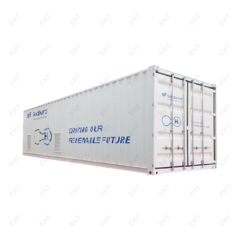 Contenedor del sistema de producción de hidrógeno de 40 pies de eficiencia energética