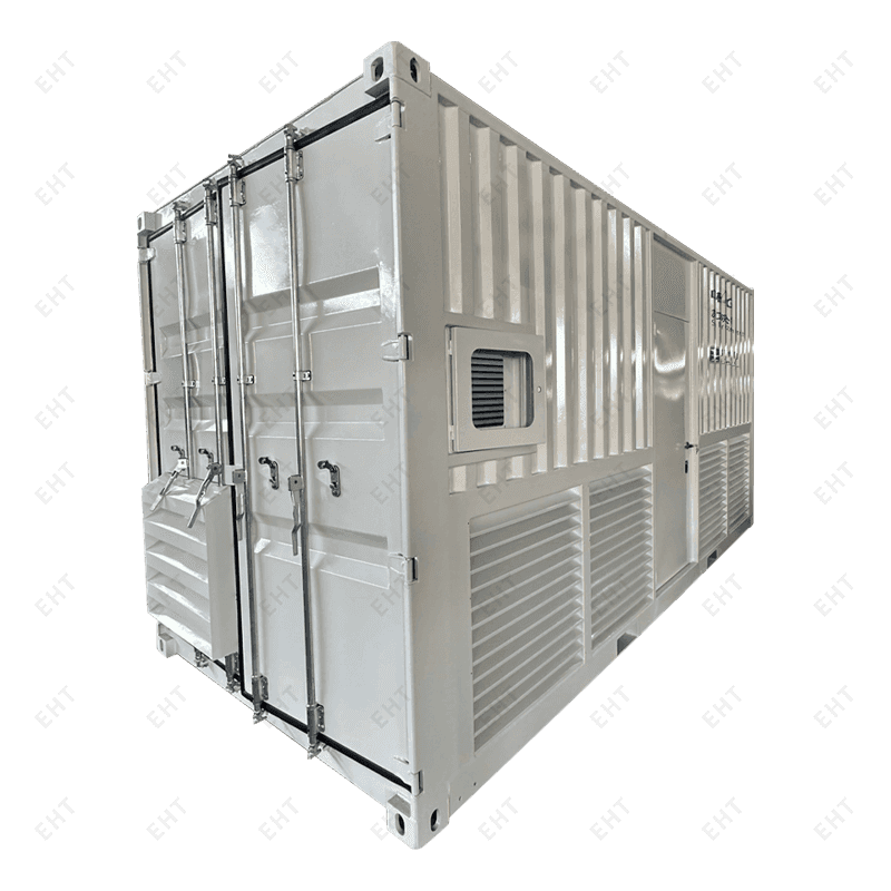 Contenedor de equipo de compresor de aire de 20 pies